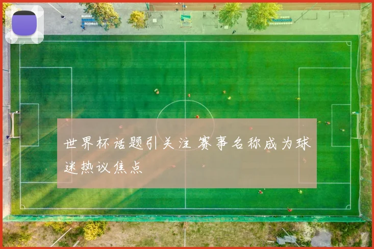 世界杯话题引关注 赛事名称成为球迷热议焦点